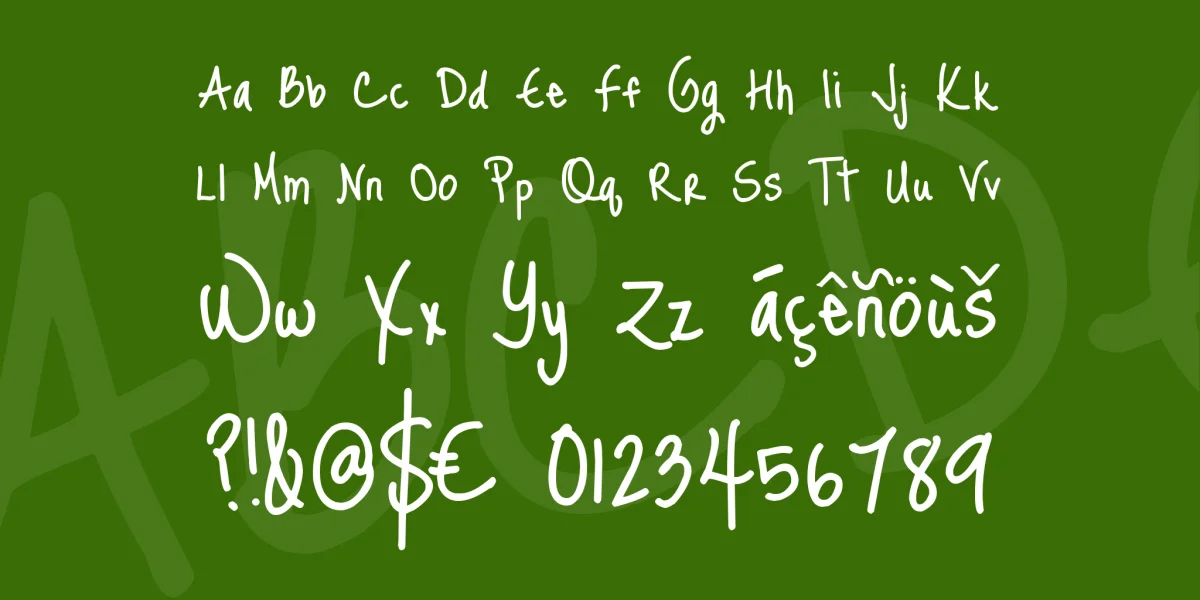 Just Me Again Down Here Font preview 4
