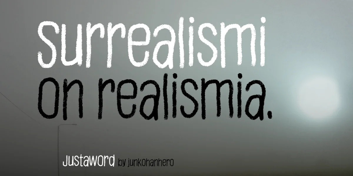 Justaword Font