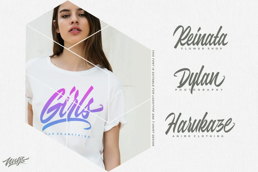 Juvenile personal use Font preview 3