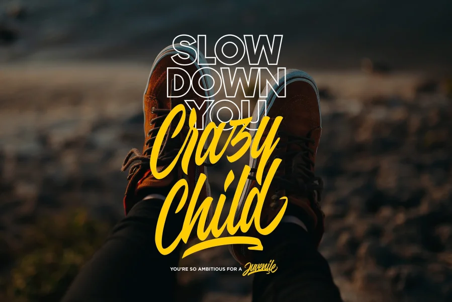 Juvenile personal use Font preview 4