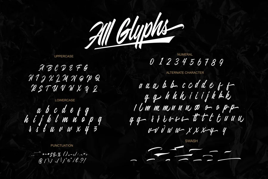 Juvenile personal use Font preview 5