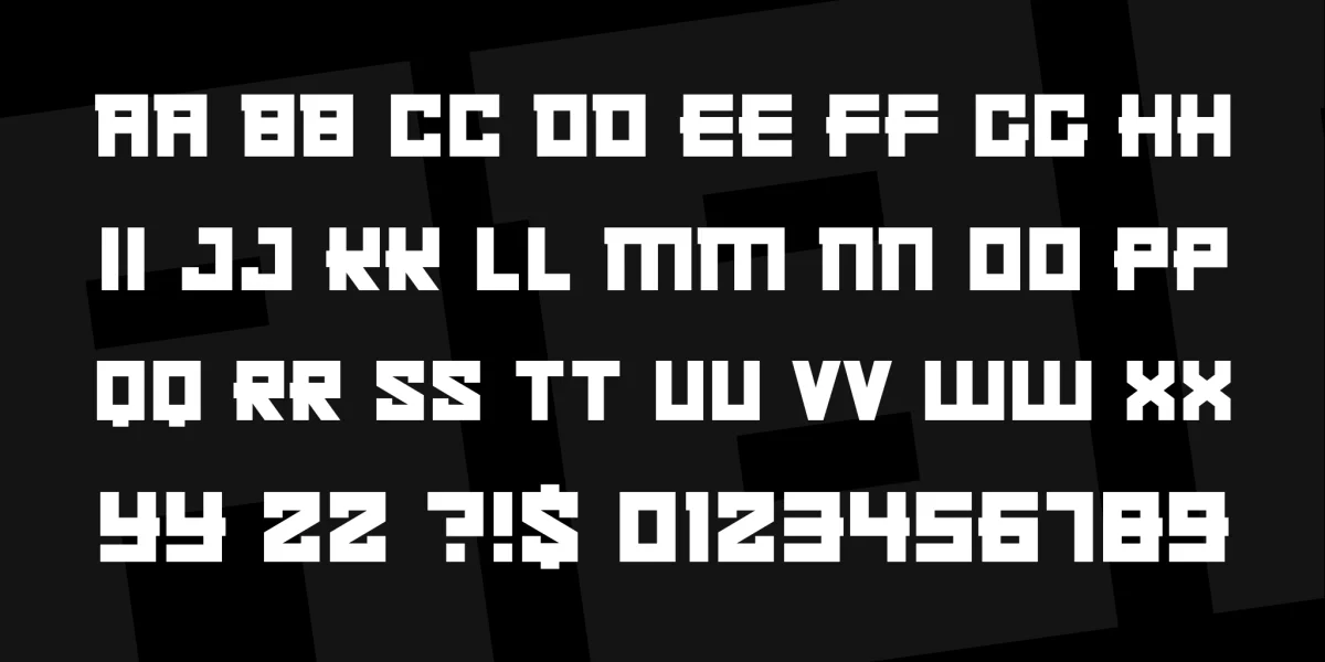 Kachusha Font Family preview 4