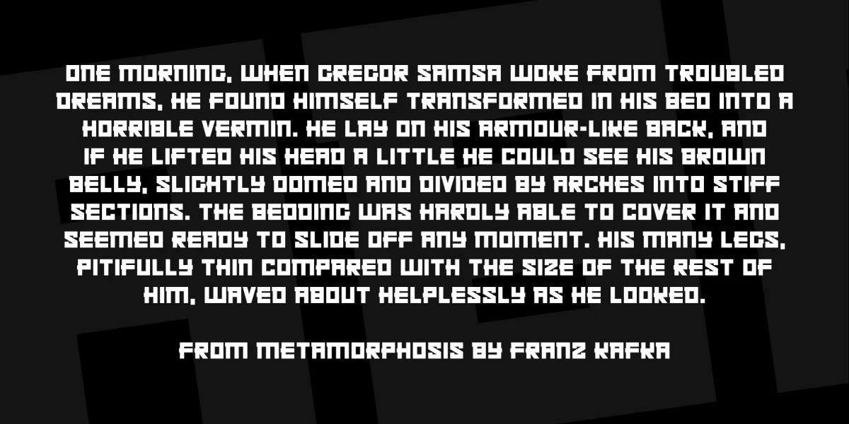 Kachusha Font Family preview 5