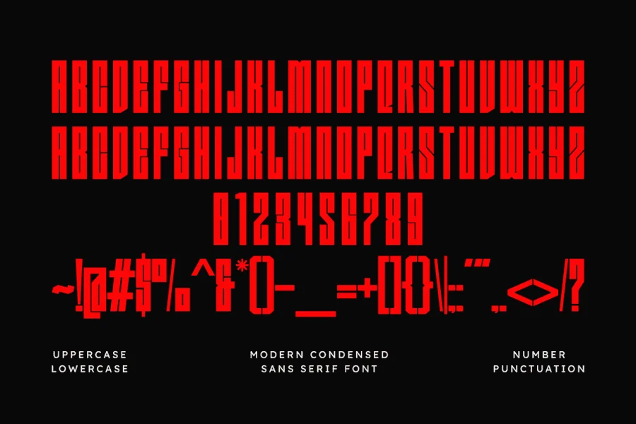 Kagure Font preview 2