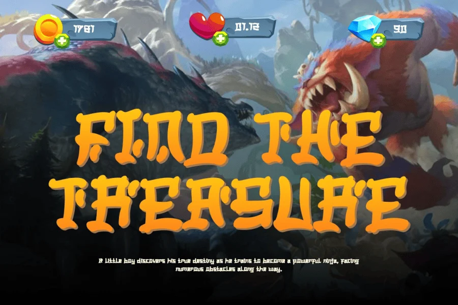 Kaijuz Font preview 13