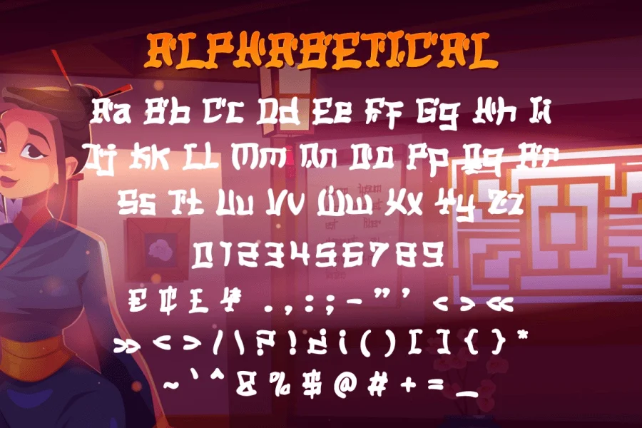 Kaijuz Font preview 2