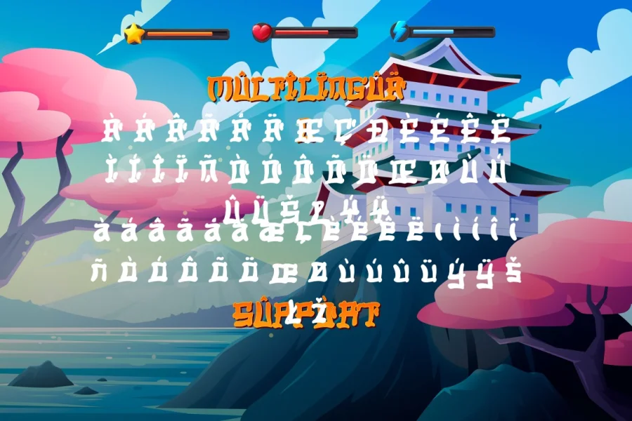 Kaijuz Font preview 3