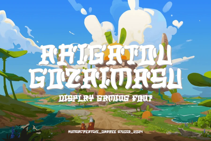 Kaijuz Font preview 6