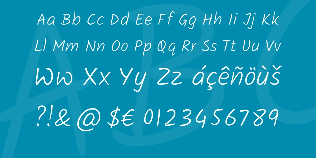 Kalam Font Family preview 4