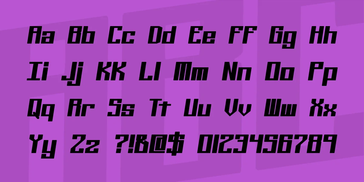 Kaliber BRK Font Family preview 2