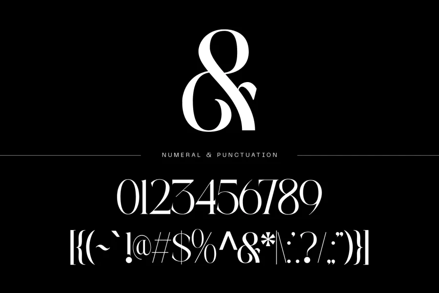 Kalieb Luxury Demo Font preview 10
