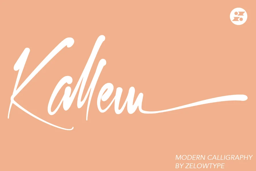 Kallem Font preview 2