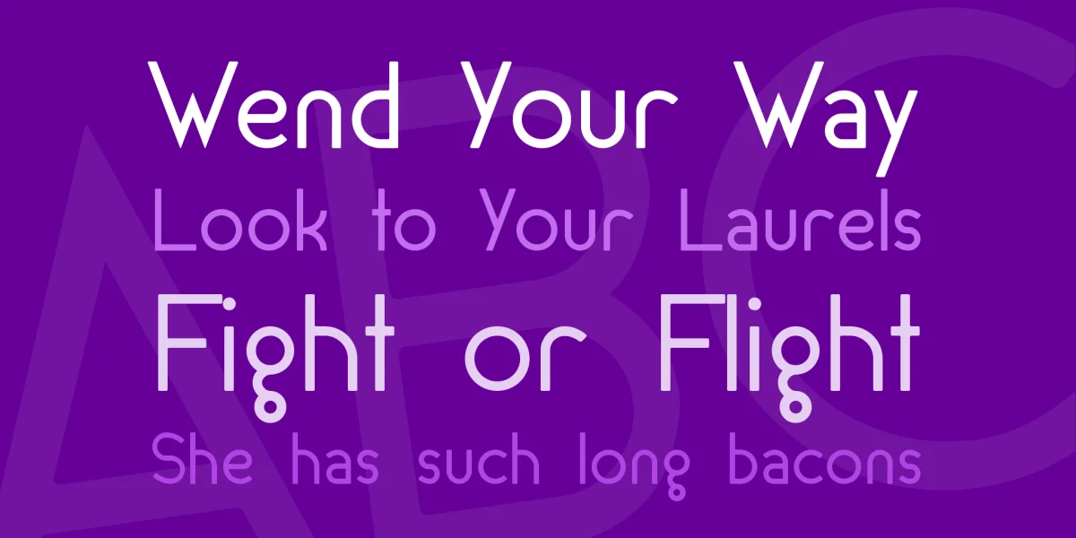Kalos Sans Font preview 2
