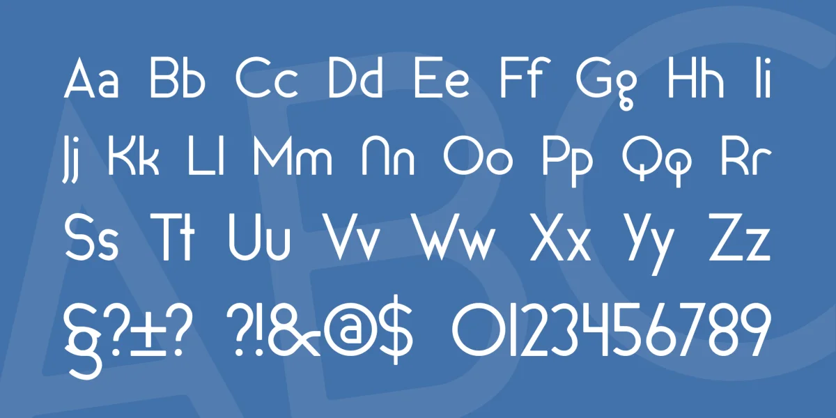 Kalos Sans Font preview 4