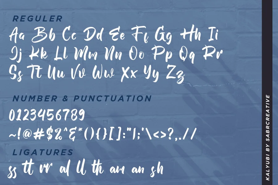 Kalyubi Font preview 7