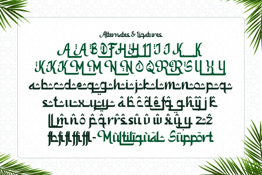 Kamali Font preview 3