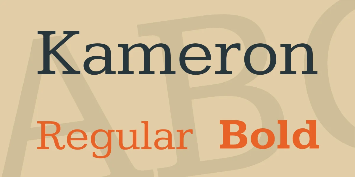 Kameron Font Family