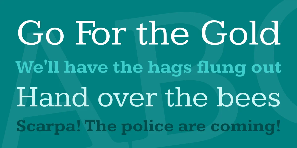 Kameron Font Family preview 2