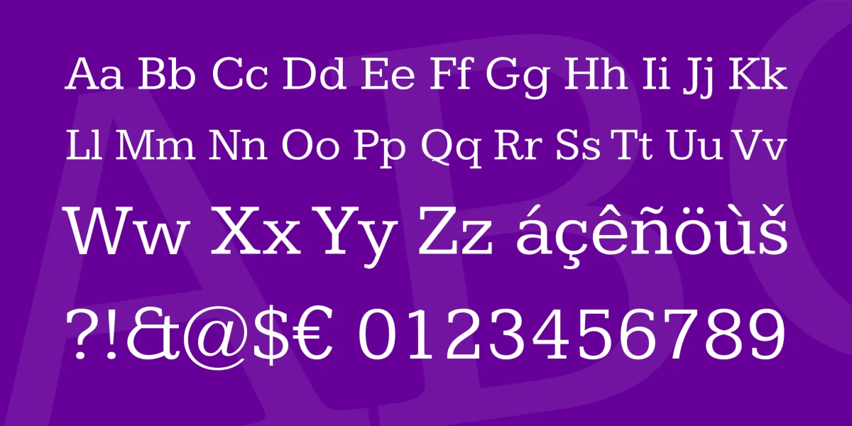 Kameron Font Family preview 4