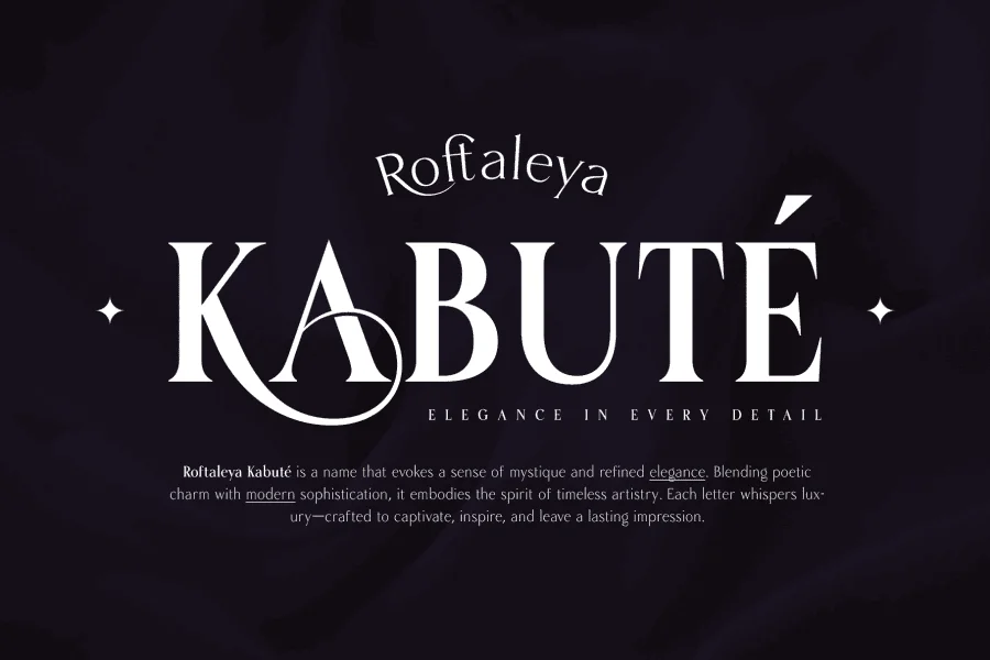 Karena Serif Font preview 6