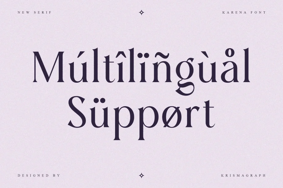 Karena Serif Font preview 7