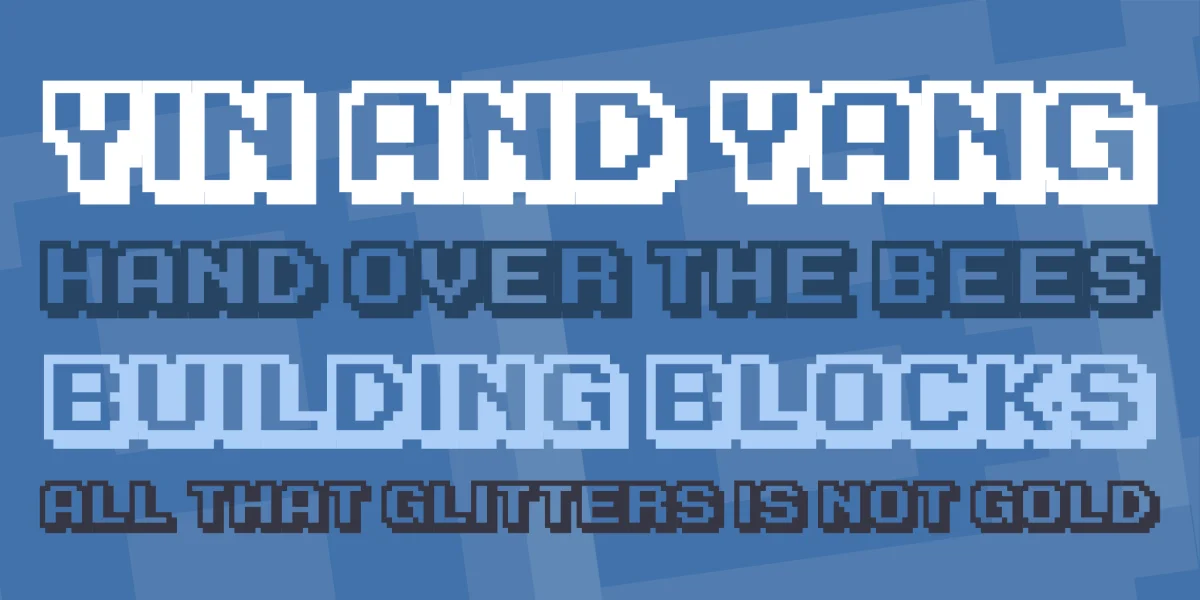 Karmatic Arcade Font preview 2