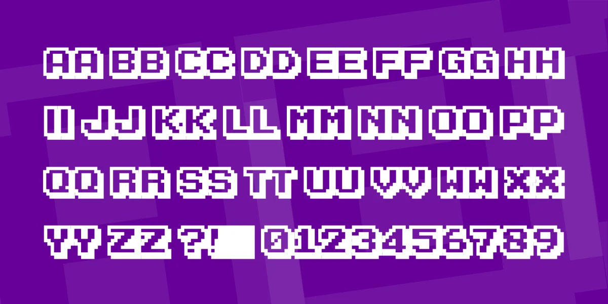Karmatic Arcade Font preview 3