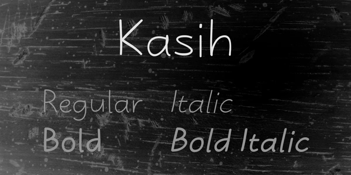 Kasih Font Family