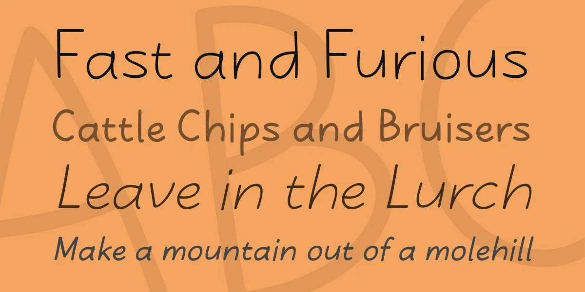 Kasih Font Family preview 2