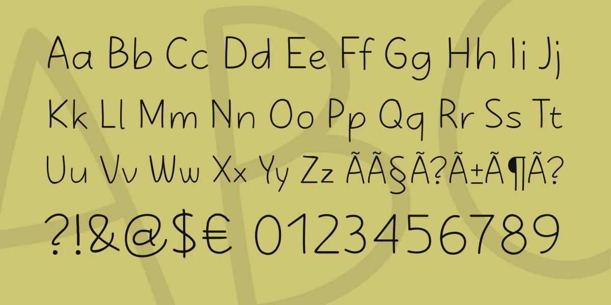 Kasih Font Family preview 4