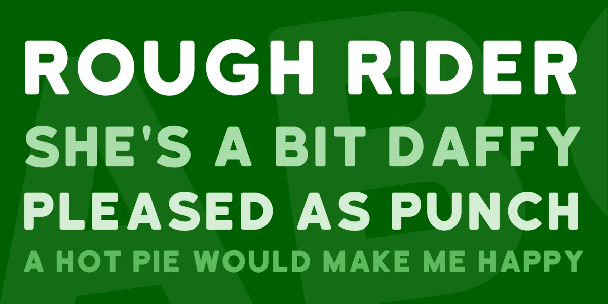 Katahdin Round Font preview 2