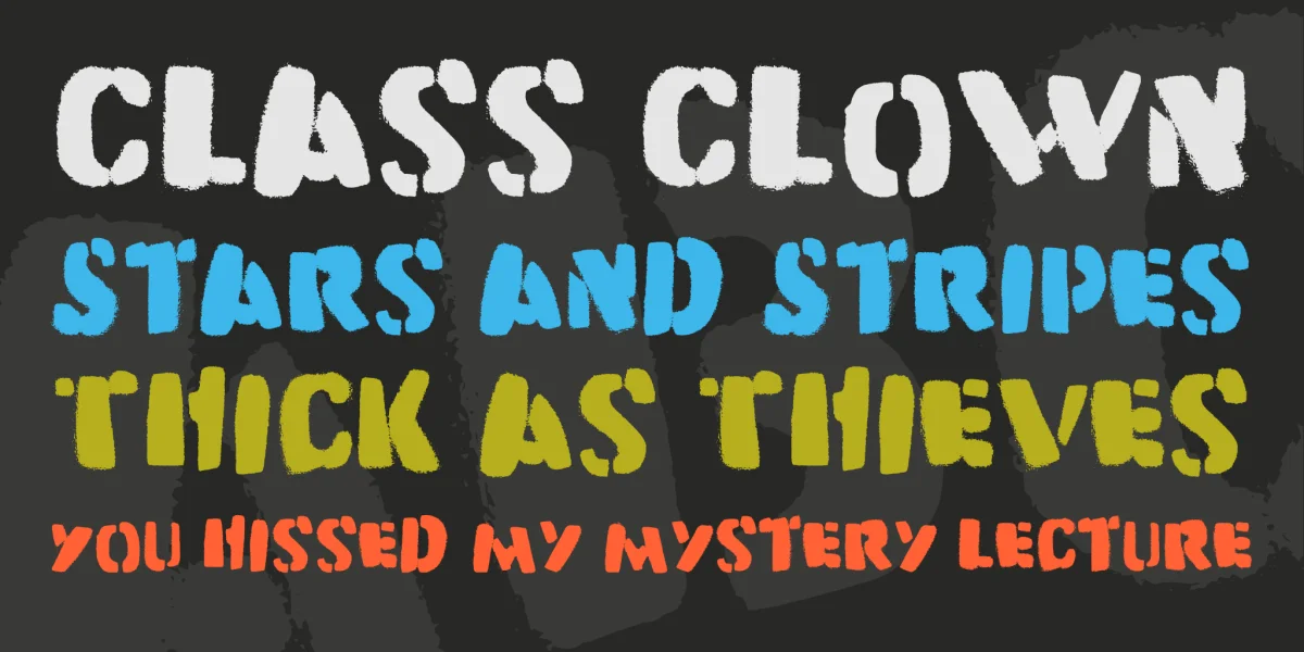 Katastrofe DEMO Font preview 4