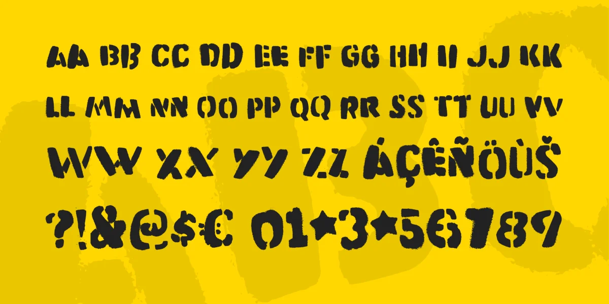 Katastrofe DEMO Font preview 6