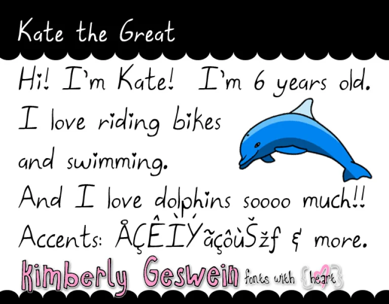 Kate the Great Font