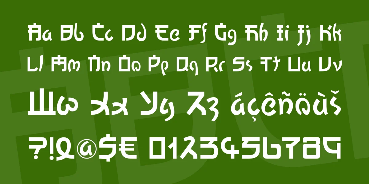 Kato Font preview 4