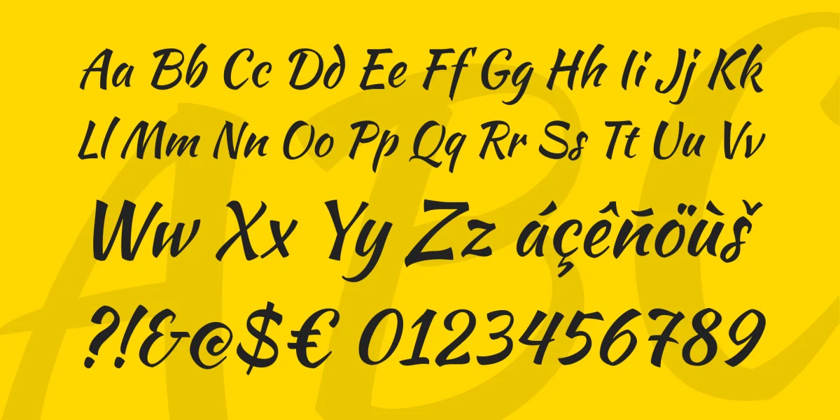 Kaushan Script Font Family preview 4