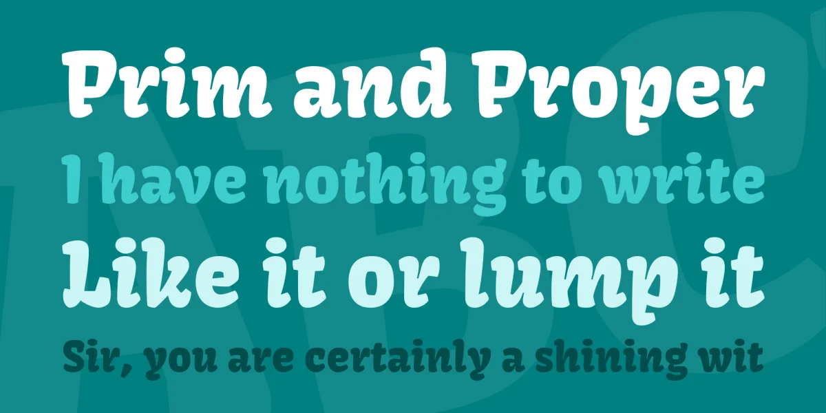 Kavoon Font preview 2