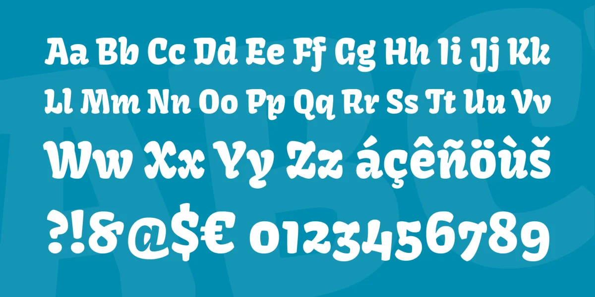 Kavoon Font preview 3