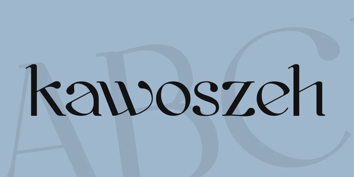 kawoszeh Font