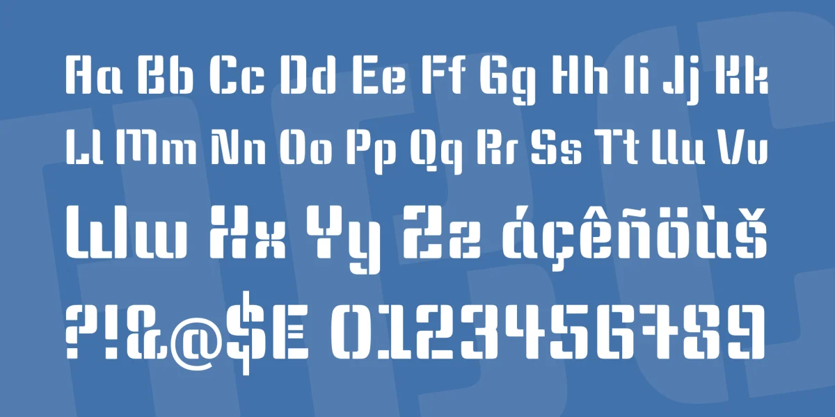 Keania One Font preview 3
