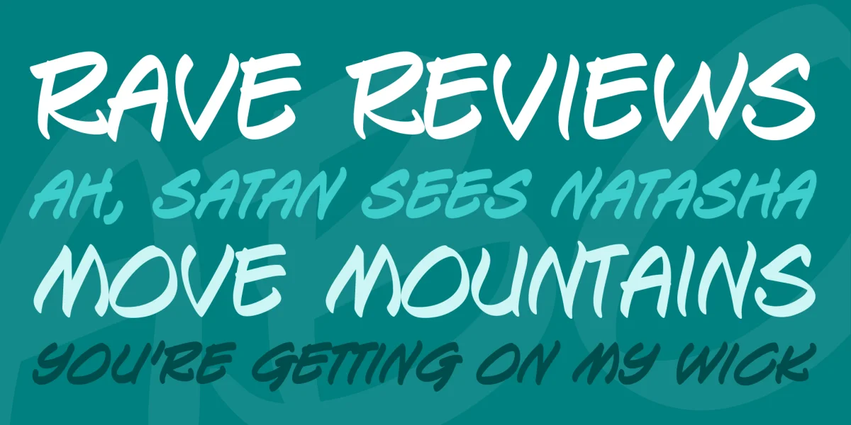 Keelhauled BB Font Family preview 2