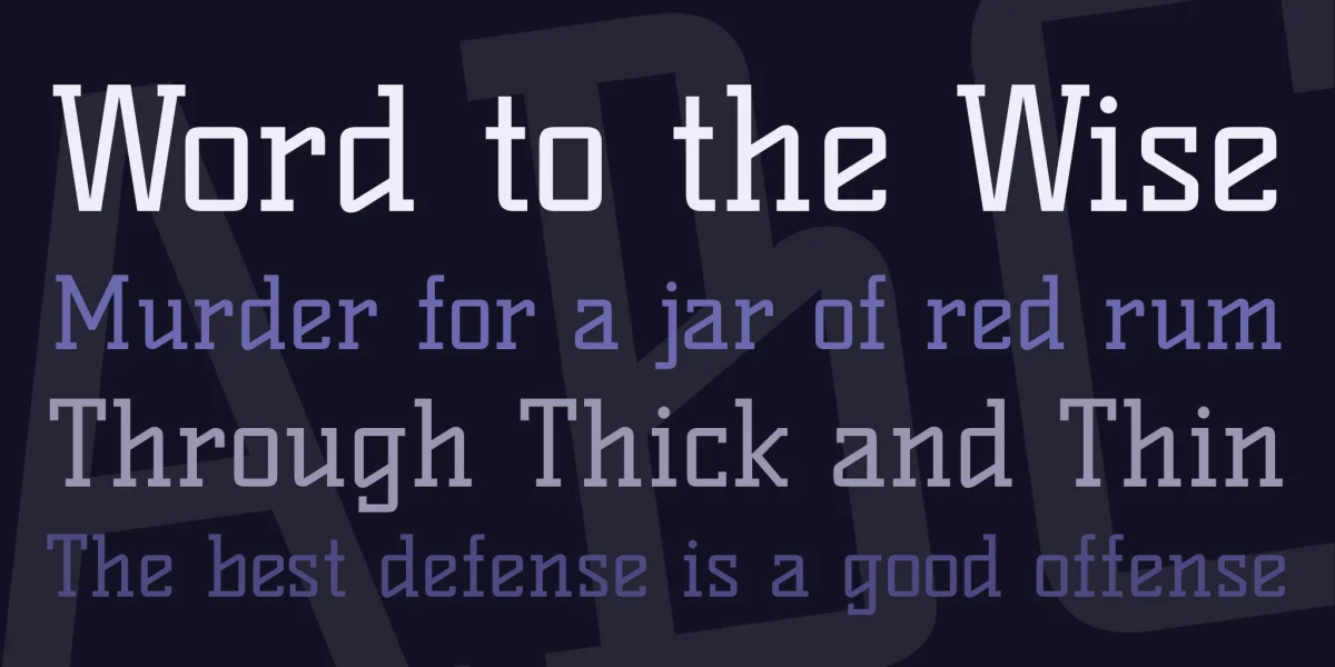 Kelly Slab Font preview 2
