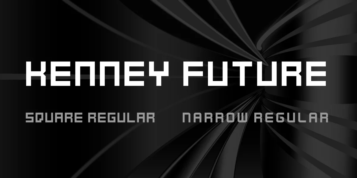Kenney Future Font Family preview 2