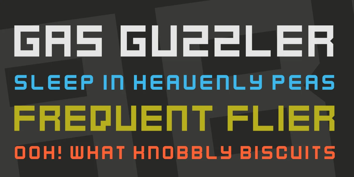 Kenney Future Font Family preview 3
