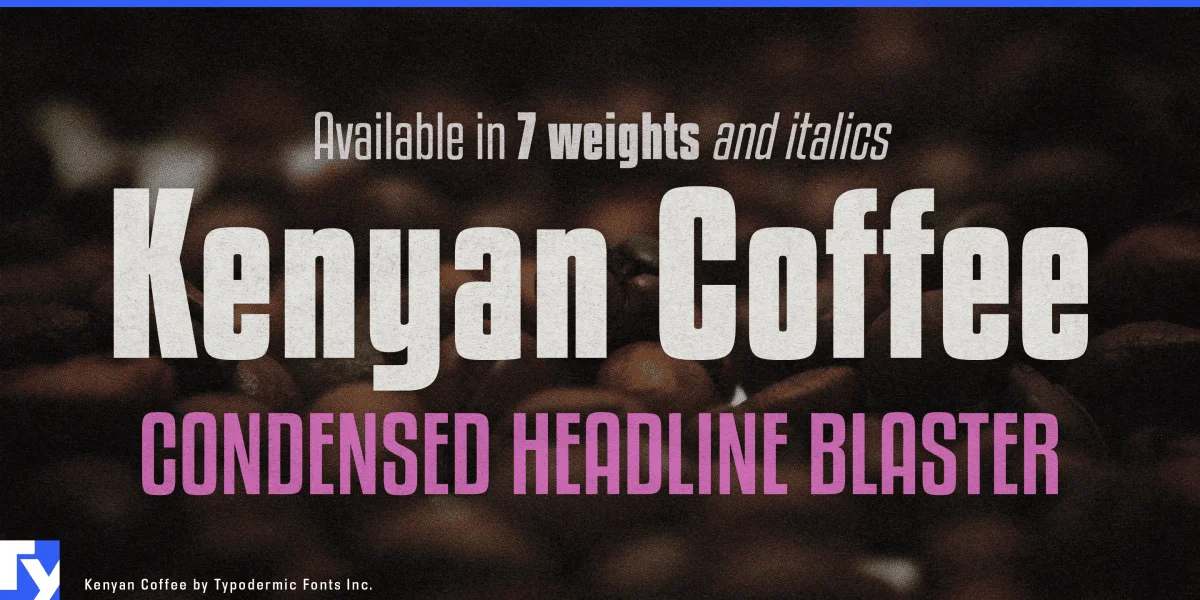Kenyan Coffee Font Family