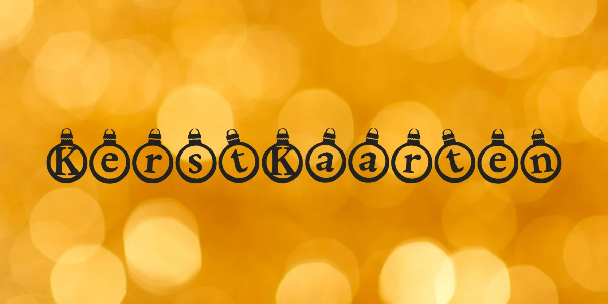 KerstKaarten Font