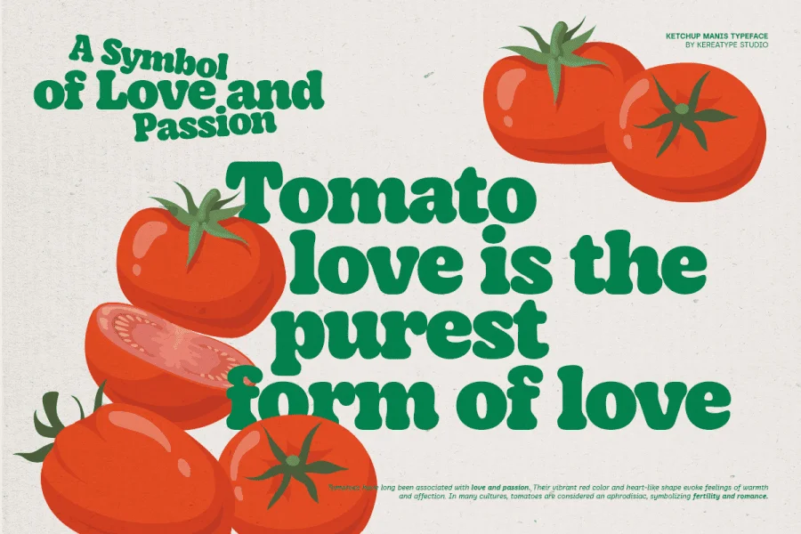 Ketchup Manis Demo Font preview 4