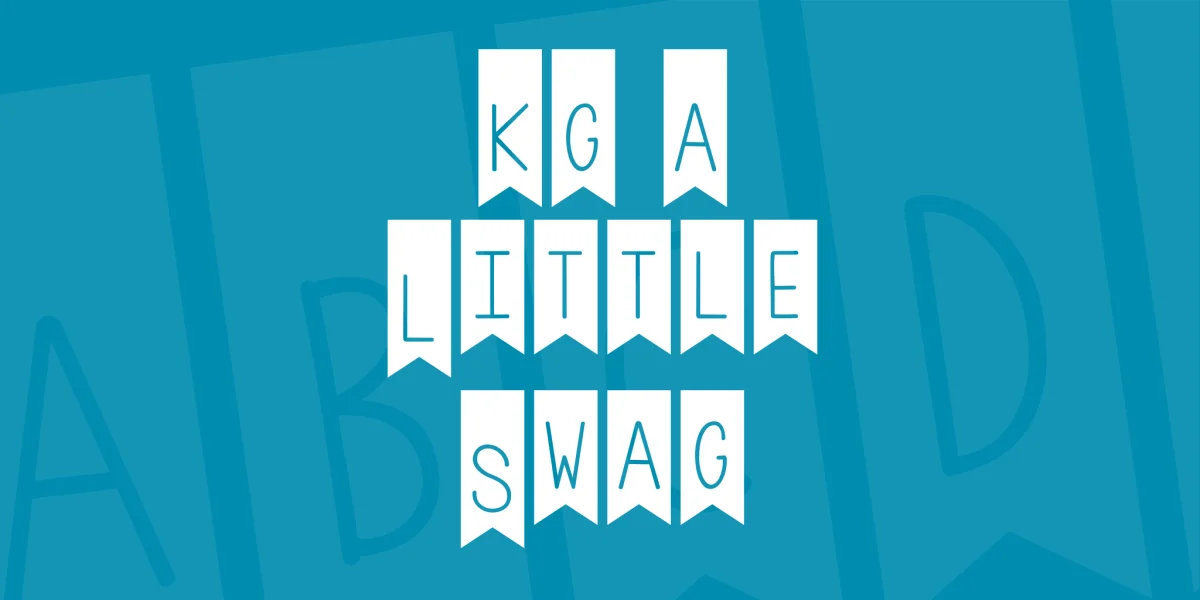 KG A Little Swag Font