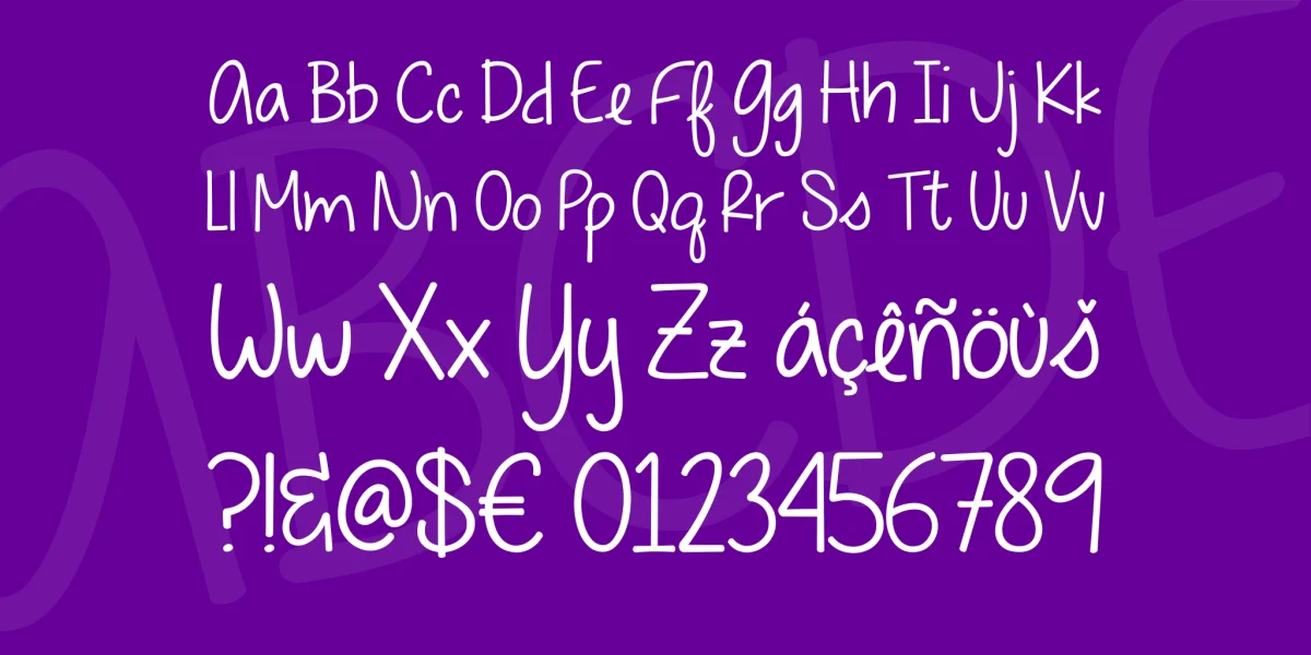 KG Begin Again Font preview 4