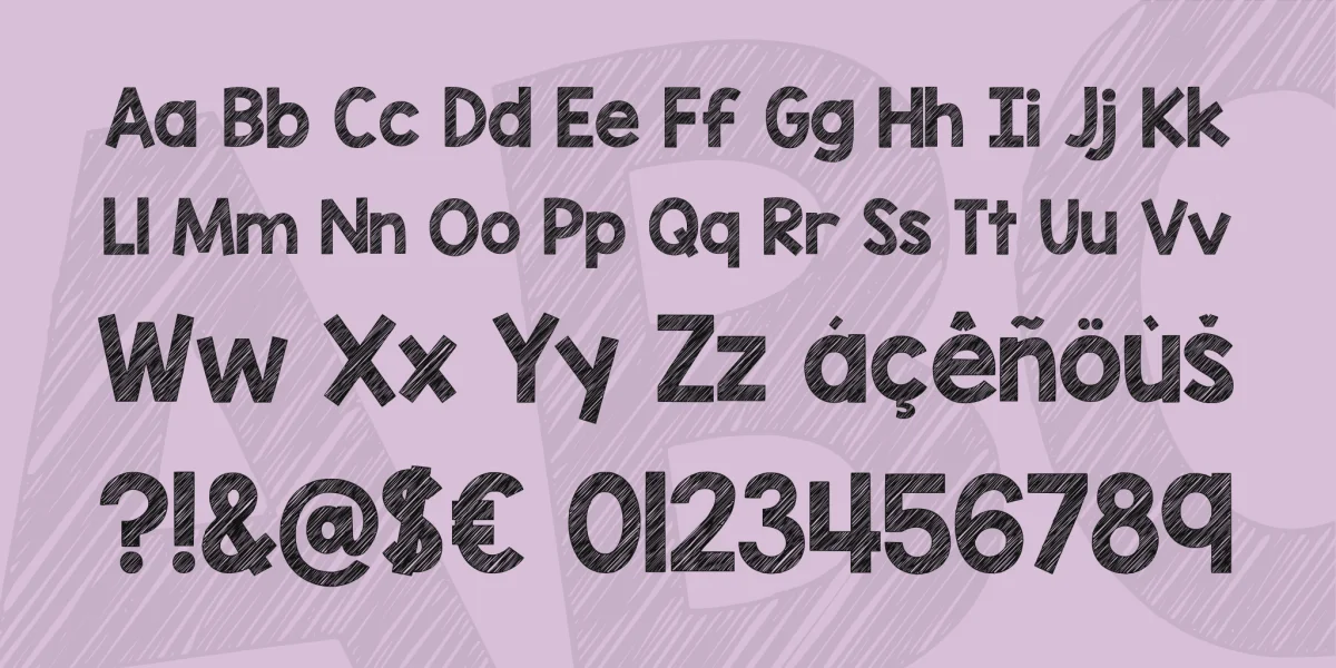 KG Blank Space Font Family preview 3
